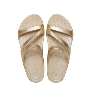 Crocs Kadee II metallic Gold sandals 210147-710